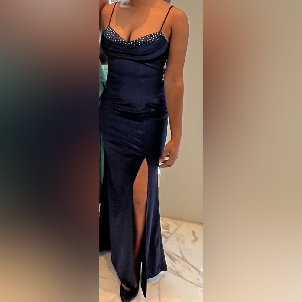 Windsor navy evening gown, size 6